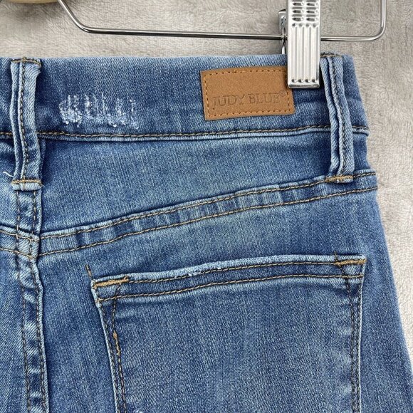Judy Blue 1/25 Santa Clara Pull On High Rise Slim Bootcut Medium Jeans - Picture 9 of 16